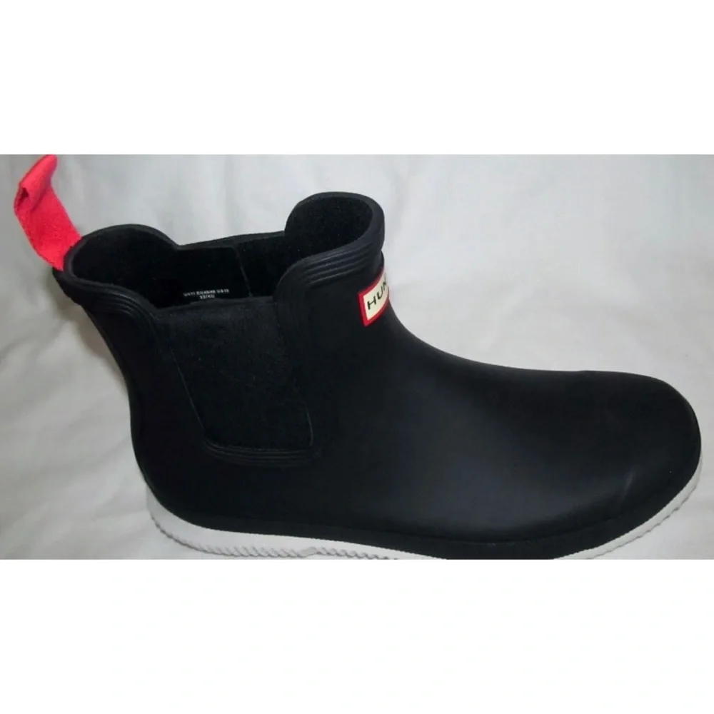 New Hunter Original Navy Rubber Chelsea Waterproof Rain Snow Boots Mens Size 12
